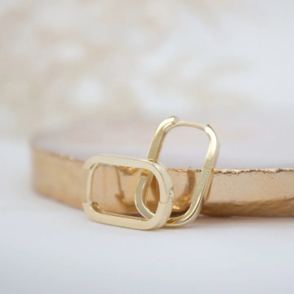 NWT Maggie Huggies // 14k Gold Vermeil